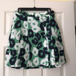 Floral Ann Taylor cotton skirt 4P